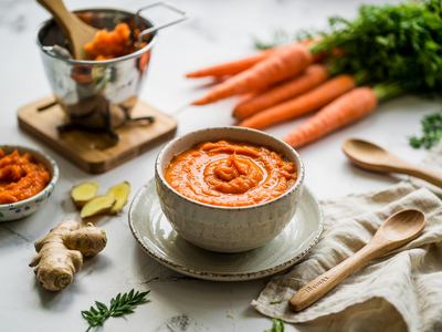 Carrot-Ginger Purée for Baby & Beyond 🥕