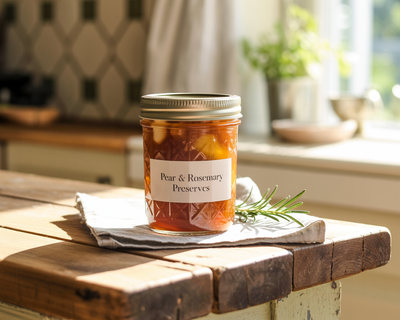 Pear & Rosemary Preserves