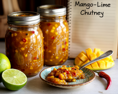Recipe of the Week: Mango-Lime Chutney with Chili Kick 🥭✨