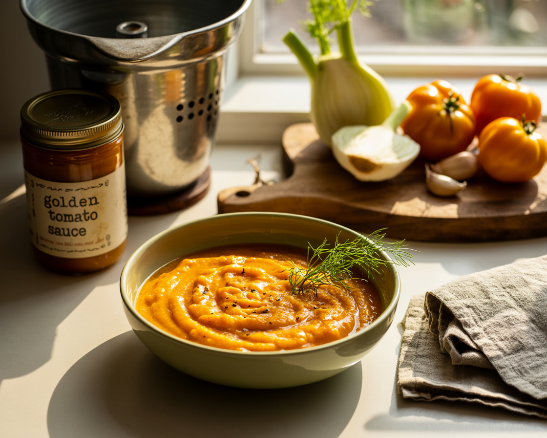 Golden Tomato & Fennel Sauce