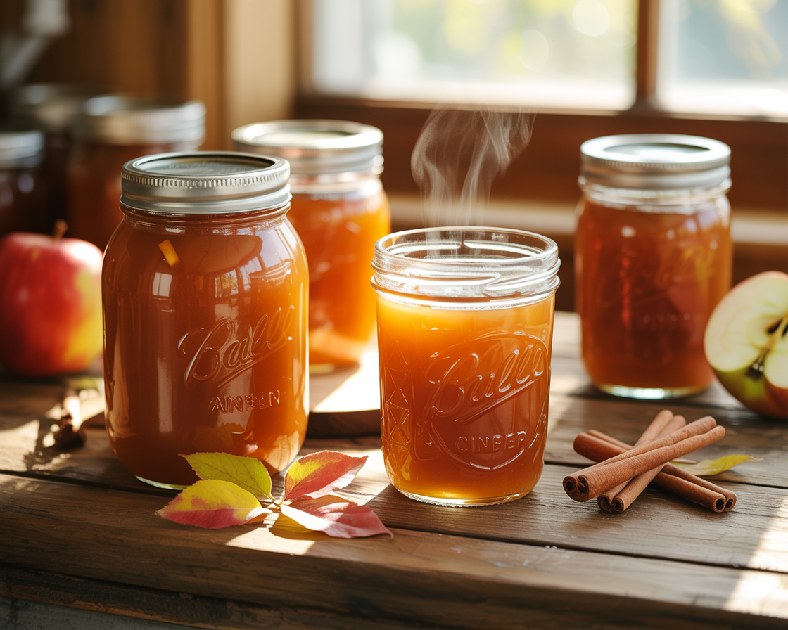 Cinnamon Apple Cider Jelly
