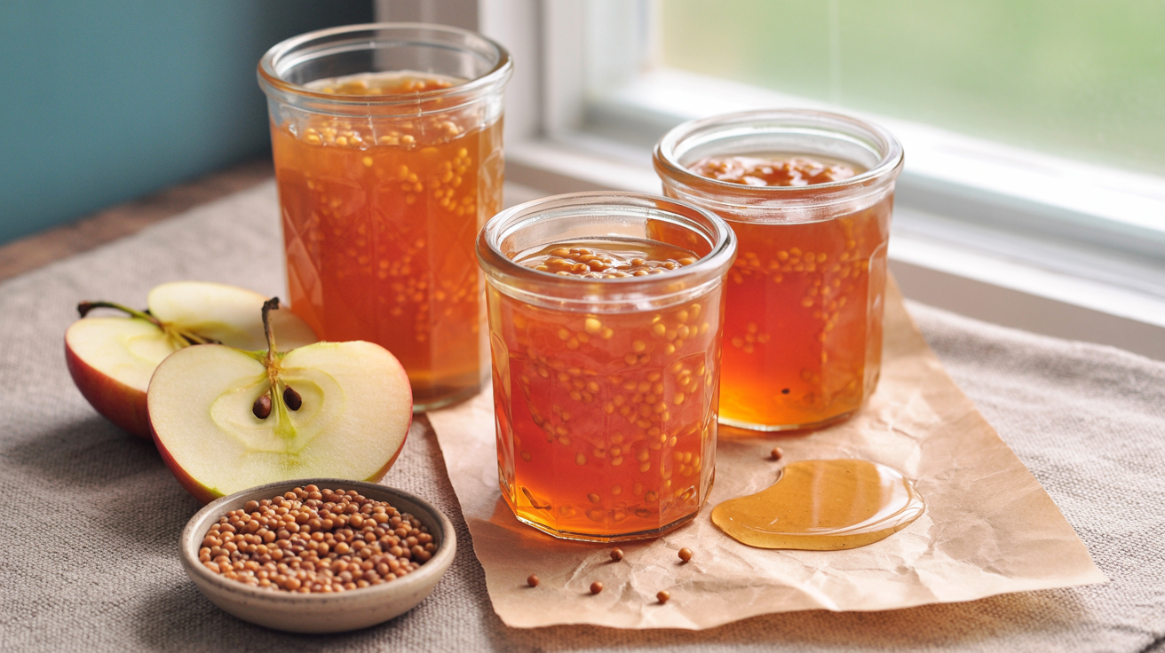 Spiced Apple–Mustard Refrigerator Preserve