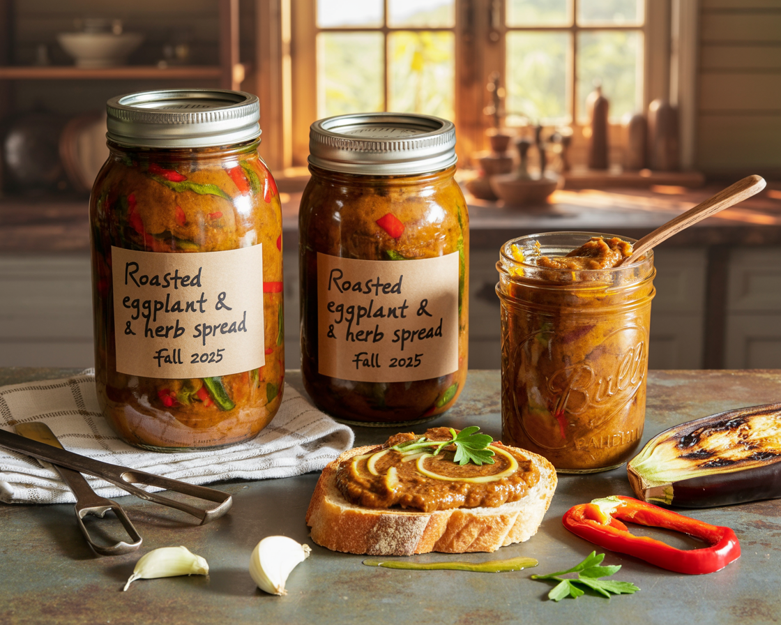 Roasted Eggplant & Herb Spread