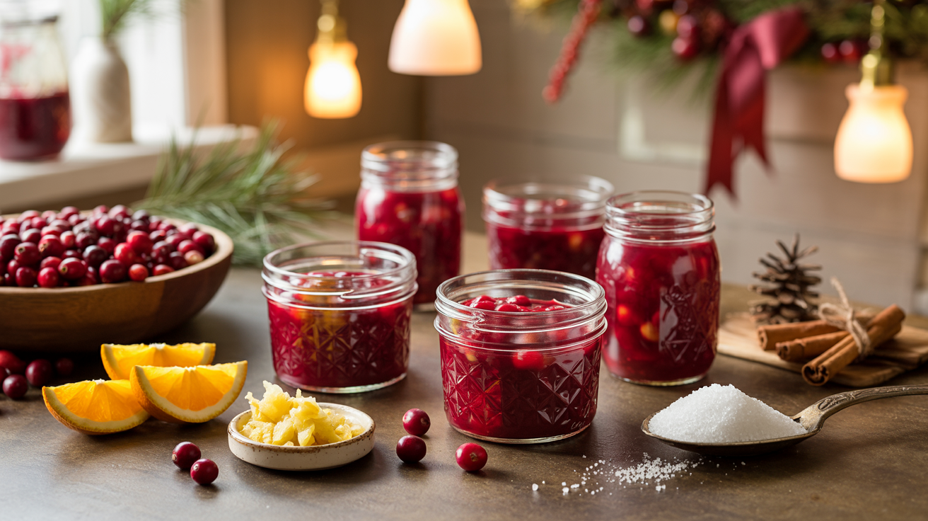 Cranberry-Ginger Refrigerator Relish