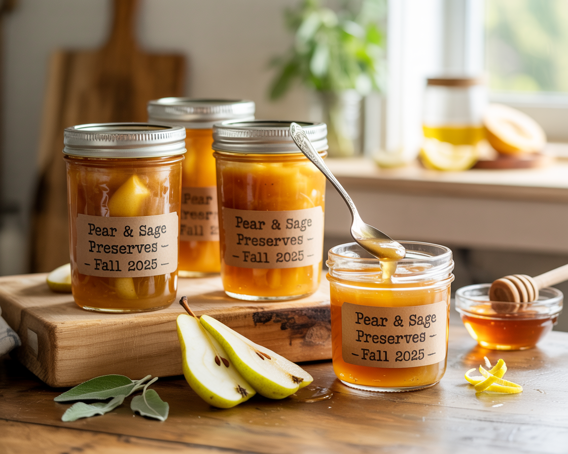 Pear & Sage Preserves
