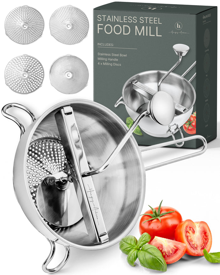 Premium 4-Disc Food Mill — Restaurant-Quality Results