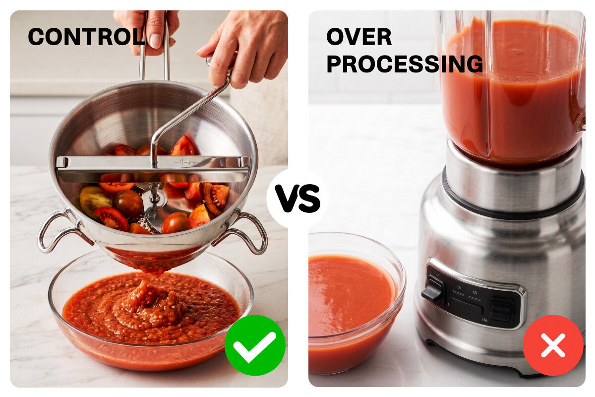 Control vs over-processing