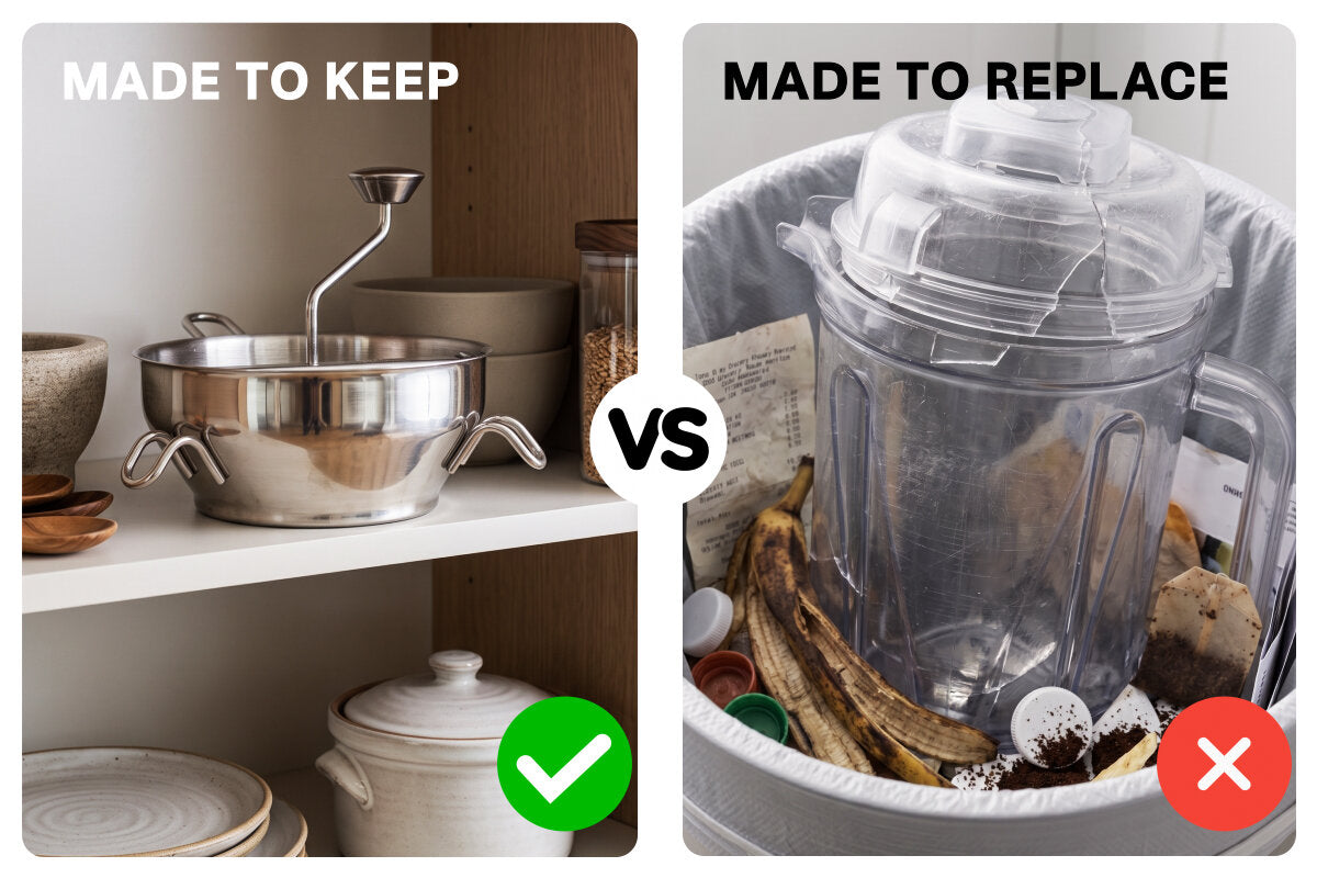 Made to keep vs made to replace